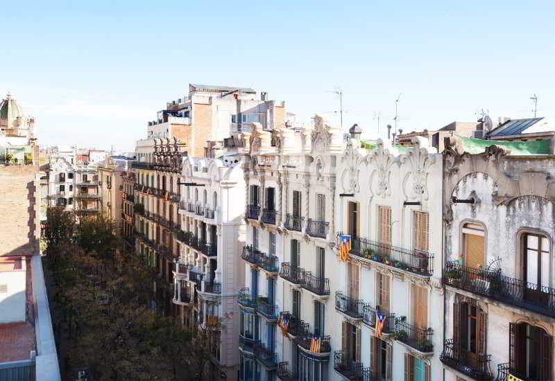 Ferienwohnung Apbcn Gracia Terraced Barcelona Exterior foto